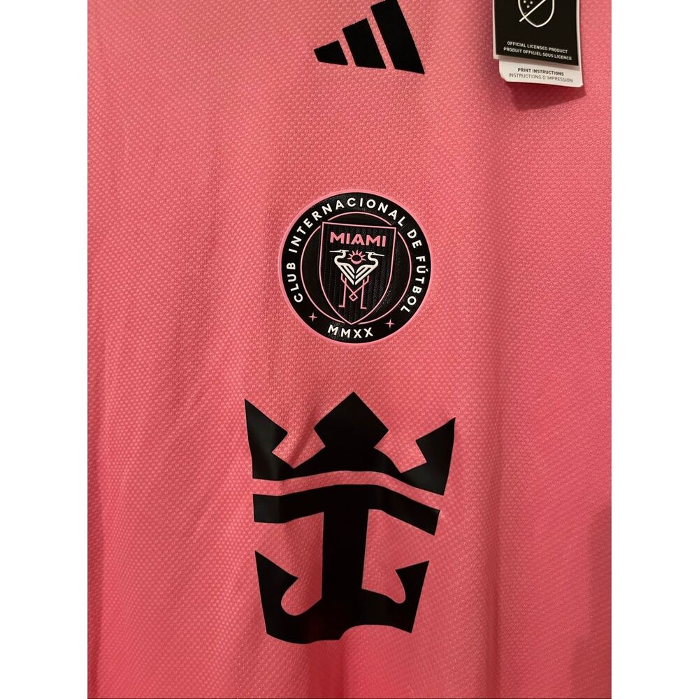 Adidas Adult Inter Miami CF 2024 Lionel Messi #10 Primary Replica Jersey NEW NWT - Picture 6 of 9